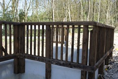 Civils - Timber Handrail - Chemical Fixing - Environment Agency