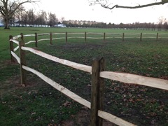 1200mm high - Galvanised Estate Railing