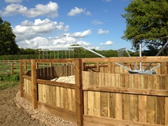 Lunge Pen, Manege, Horsewalker, Hardstanding - Dunsfold