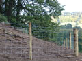 Wire and timber fencing, ground works, earth works, hard landscaping and ditching from Curling Contractors covering Surrey, Berkshire and Hertfordshire